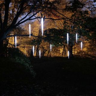 Outdoor LED Lights   Icicle Garland at Brookstone—Buy Now