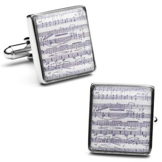Classical Sheet Music Cufflinks at Brookstone—Buy Now