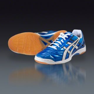 Asics Copero S Indoor   Electric Blue/White/Black Indoor Soccer Shoes 