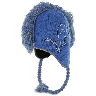 Detriot Lions Knit Hats Mens 47 Brand Detroit Lions Mohican Mohawk 