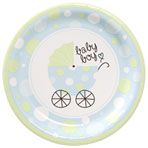 Blue Baby Boy! Baby Shower Paper Party Plates, 8¾
