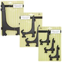 Home Floral Supplies & Decor Frames Plastic Display Easels, Assorted 