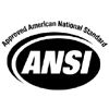 Meets the requirements of the American National Standards Institute.