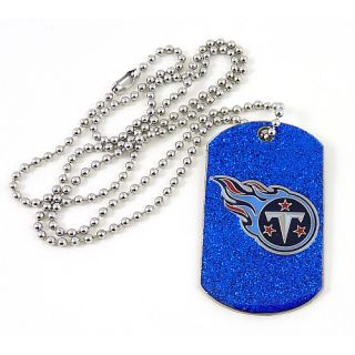 Tennessee Titans Jewelry NFL Tennessee Titans Glitter Dog Tag