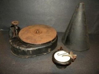 Circa 1920 Childs Toy Phonograph Restoration Project Parts
