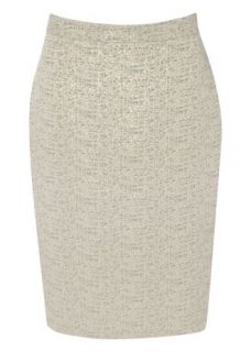 Home Womens Sequins and Sparkle Brocade Pencil Skirt