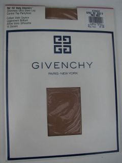 GIVENCY PARIS. NY BODY GLEAMERS SHIMMERY ULTRA SHEER LEG CONTROL TOP 
