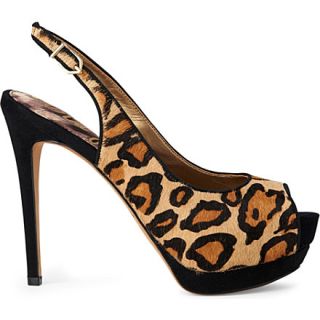 Penelope leopard print calf hair courts   SAM EDELMAN   High heels 