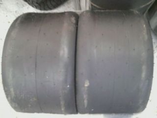 TWO 18/9.50 8, 18.9.50X8 Slick Greens Golf Course Lawnmower Tires