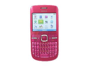 Nokia C3 00 Pink Unlocked GSM Smart Phone w/ Full QWERTY Keyboard / Wi 
