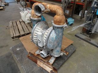 WILDEN 3 M15 STAINLESS STEEL DIAPHRAGM PUMP USED SOLD FOR PARTS OR 