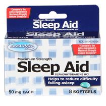 Bulk Assured Maximum Strength Sleep Aid, 8 ct. Packs at DollarTree