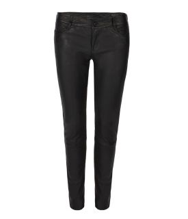 Harrah Pipe Skinny Trouser, Women, Leather, AllSaints Spitalfields