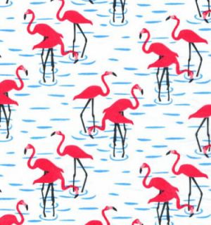 PINK FLAMINGOES TISSUE WRAPPING PAPER 120 Large Sheets