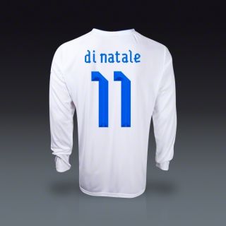 Puma Antonio Di Natale Italia Long Sleeve Away Jersey 12/14  SOCCER 