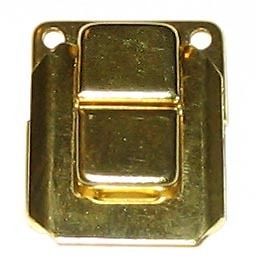Small Box Lid Latch/Catch Brass Plate w/screw/Expose​d