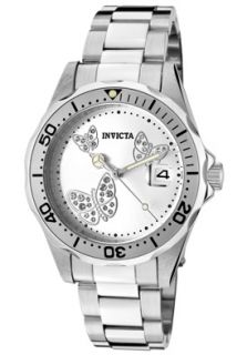 Invicta 12503 Watches,Womens Pro Diver Silver Dial Stainless Steel 