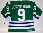GORDIE HOWE SIGNED & INSCRIBED HARTFORD WHALERS CCM JERSEY NEW WITH 