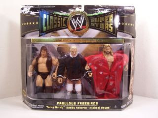 WWE WWF Fabulous Freebirds Gordy, Roberts & Hayes Classic Jakks 