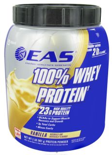 Buy EAS   100% Whey Protein Powder Vanilla   2 lbs. at LuckyVitamin 