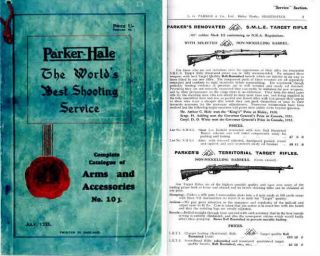 Parker Hale 1933 Catalogue of Arms and Accessories # 10 J (UK)