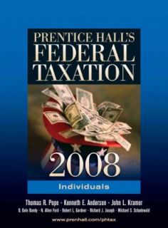 Prentice Halls Federal Taxation Individuals 2007, Hardcover
