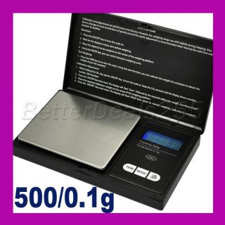 Pocket Digital Scale 500g x 0.1g Jewelry Gold Coin Gram