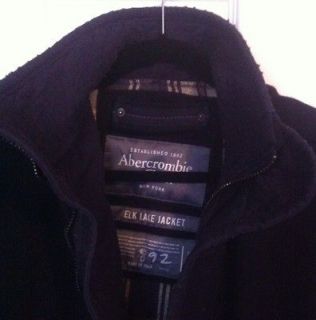 Abercrombie & Fitch Mens Wool Coat Jacket, Size M