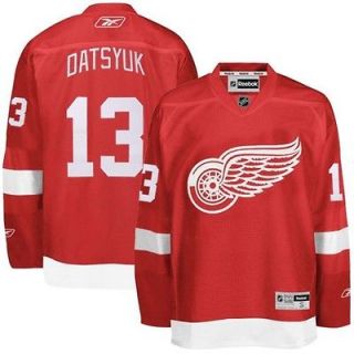 Reebok Detroit Red Wings #13 Pavel Datsyuk Red Premier Hockey Jersey