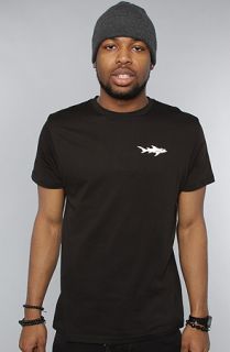 The Maui and Sons Straight Shark Tee in Black