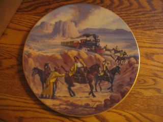 Harland Young,s The Train Robbers Collector Plate