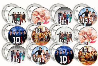 One Direction Niall Liam Louis Harry Zane Boy Band 2 Buttons Pins 