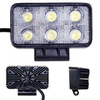 18W 6 LED Work Light Offroad 4WD ATV Car 4x4 JEEP Truck Tractor Boat 