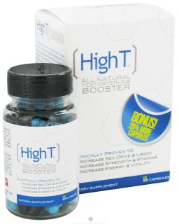 Buy High T   All Natural Testosterone Booster   72 Capsules at 