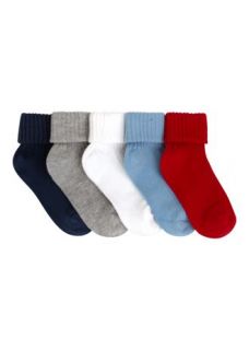 Matalan   5 Pack Boys Ribbed Socks