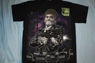 RARE LICENSED SCARFACE GLOW IN THE DARK TOMBSTONE URBAN CUT MENS SHIRT 
