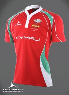 Welsh Rugby Grand Slam 2012 Supporters Shirt Red Jersey S XXXXL