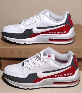 New Nike Air Max LTD White/Gray/Red Athletic Shoes Mens 7.5