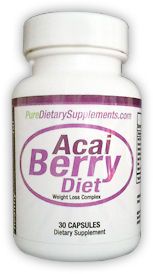   Acai Berry Detox Cleanse Natural Weight Loss Support Diet w Green Tea