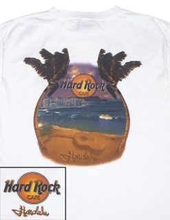 HARD ROCK CAFE HRC Honolulu Hawaii Heavy Tee T Shirt L