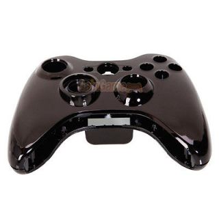 New Wireless Controller Case Shell Cover for XBOX 360 Plating Black US