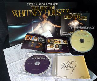 POSTAGE$3  The Best Of Whitney Houston Taiwan Special Edition 2CD w 