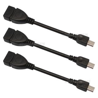   USB Host OTG Cable For SII SIII HTC  Tablet Google Nexus A13 MID