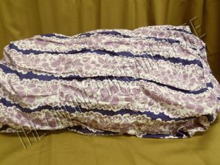 Pottery Barn Teen PBT Luau Ruched Bed Duvet Cover Full Queen FQ Purple 