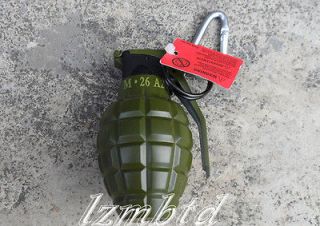   BIG size Smoke Grenade type model of metal lighters Dark green LIG007