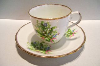 Vintage Estate Jason Tea Cup and Saucer Lily of the Valley Bone China 