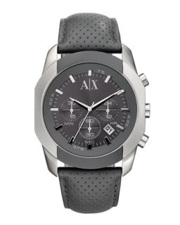 AX GTS Stainless Steel Nylon Inset Chronograph   Last Call by Neiman 