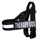   DOG lightweight Nylon Dog Harness velcro patch Assistance Mobility IDC