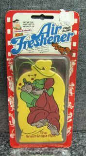 Hanna Barbera Great Grape Ape Cartoon Air Freshener Package 1975
