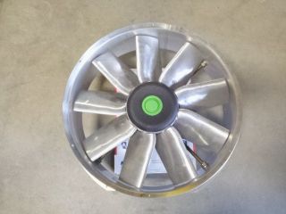   Stainless Steel Axial Flow Fan Model 600 9 Direct Drive   9 Impellers